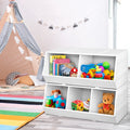 Kids Toy Box Stackable Bookshelf Storage Organiser Bookcase Shelf