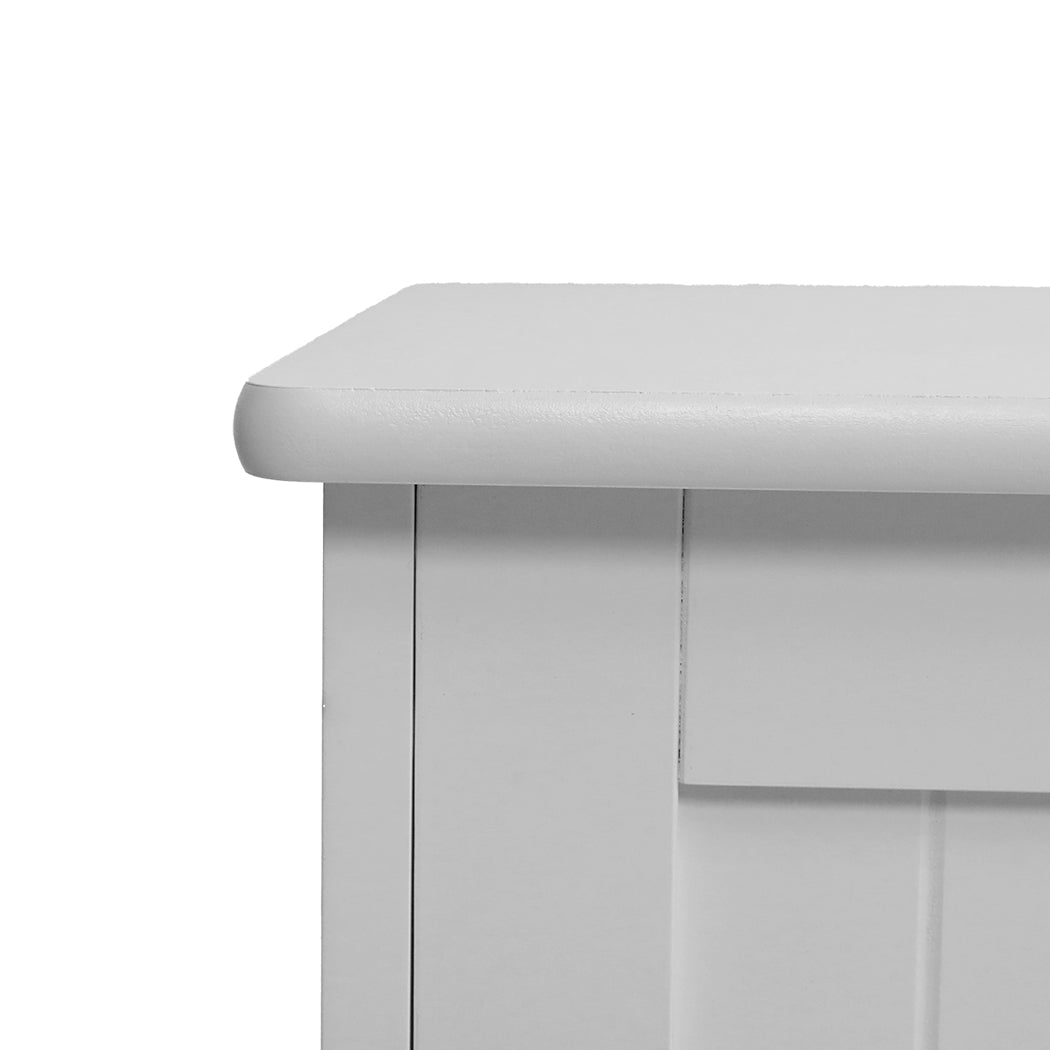 Kids Toy Box Storage Chest Cabinet with Soft - Close Lid - White - Rivercity House & Home Co. (ABN 18 642 972 209) - Affordable Modern Furniture Australia