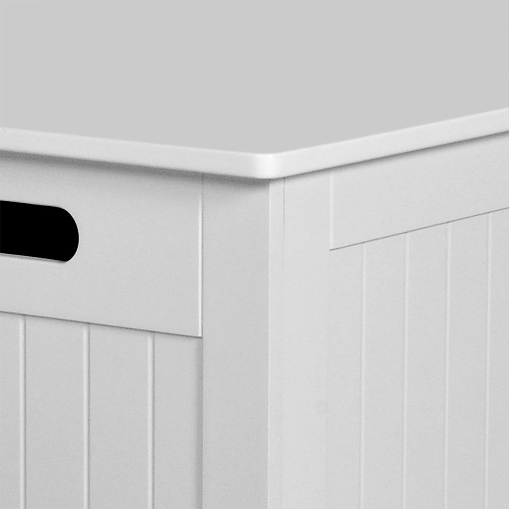 Kids Toy Storage Chest with Soft - Close Lid - White - Rivercity House & Home Co. (ABN 18 642 972 209) - Affordable Modern Furniture Australia