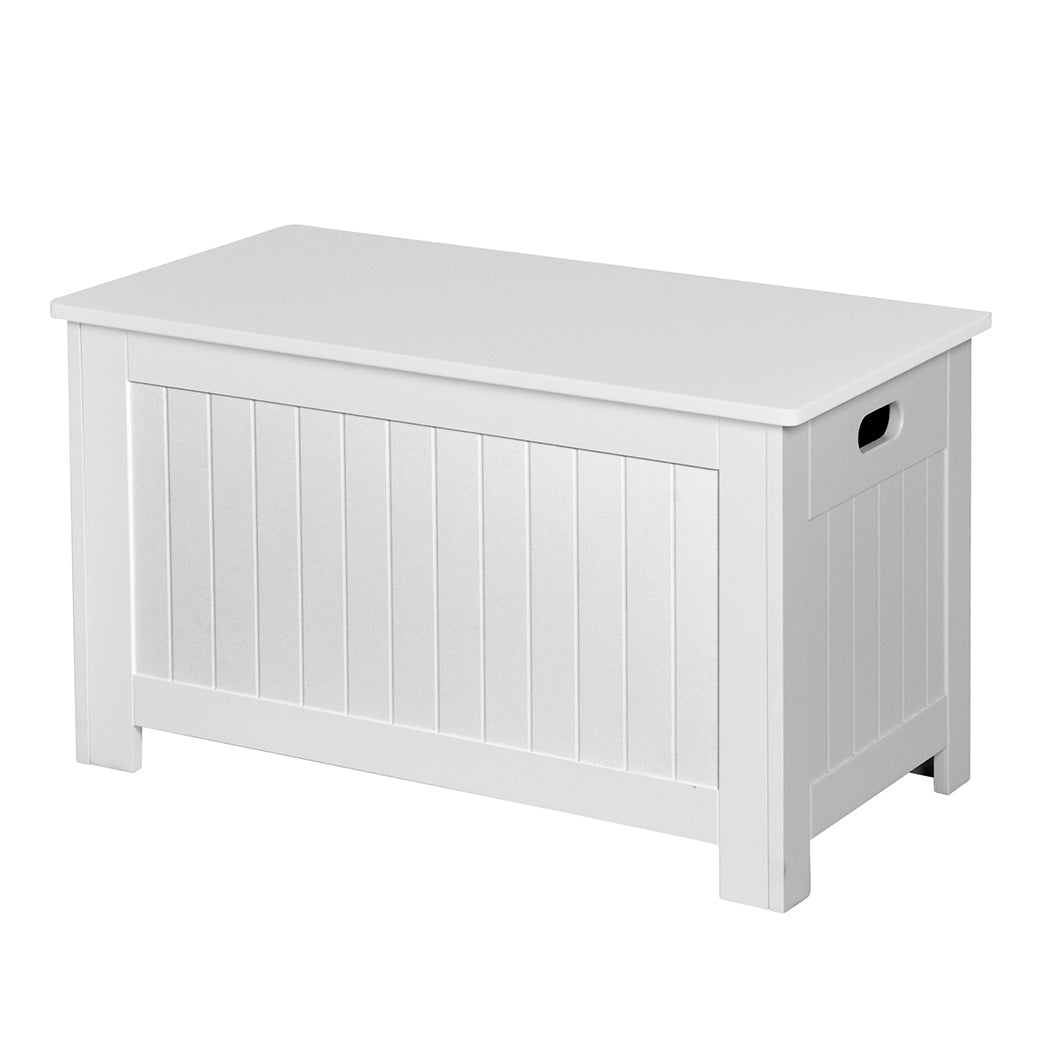 Kids Toy Storage Chest with Soft - Close Lid - White - Rivercity House & Home Co. (ABN 18 642 972 209) - Affordable Modern Furniture Australia