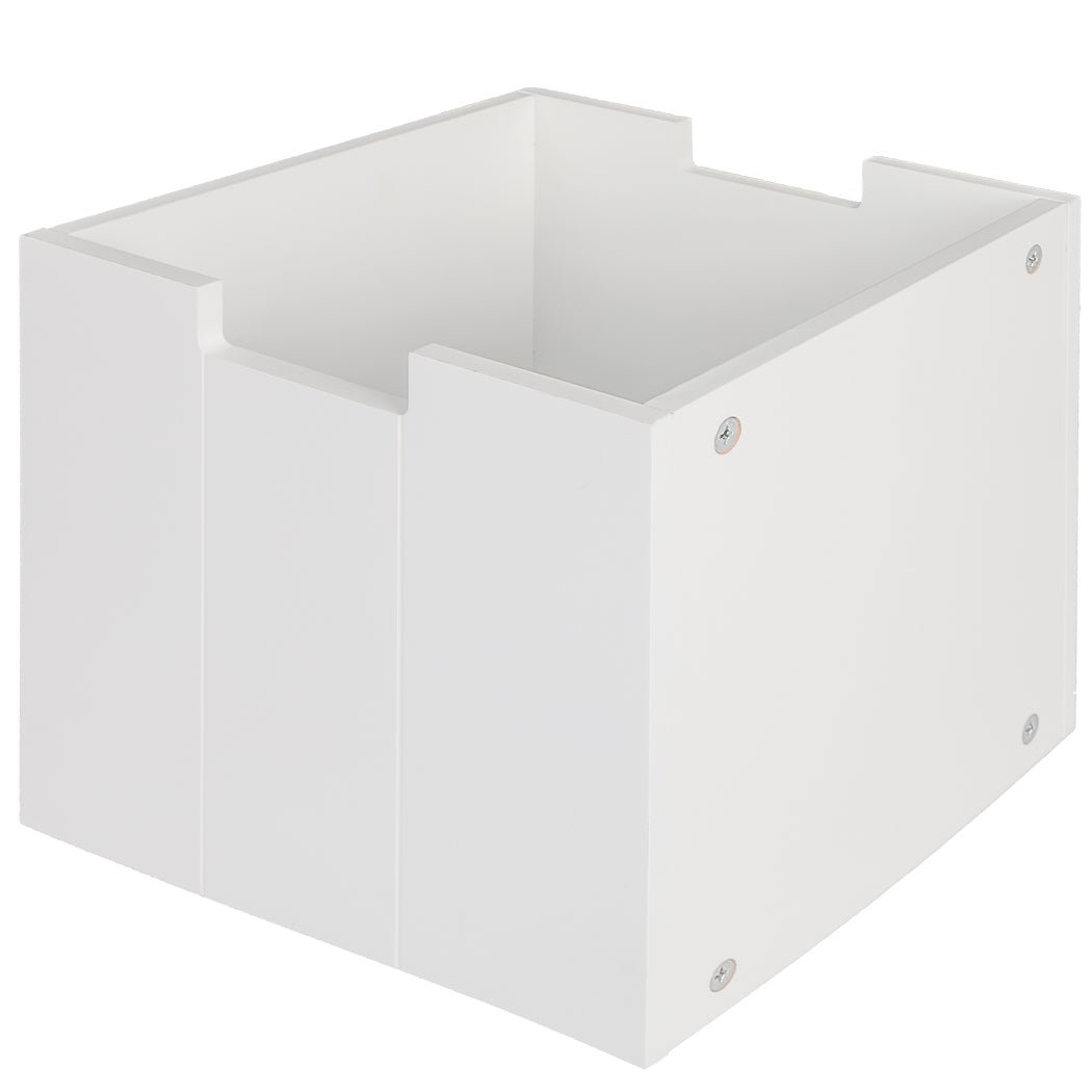 Kids Toy Storage Unit Organizer with Drawers and Shelves - White - Rivercity House & Home Co. (ABN 18 642 972 209) - Affordable Modern Furniture Australia