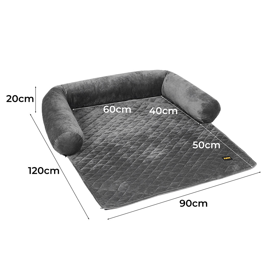 Kids XL Pet Protector Sofa Cover - Grey - Rivercity House & Home Co. (ABN 18 642 972 209) - Affordable Modern Furniture Australia