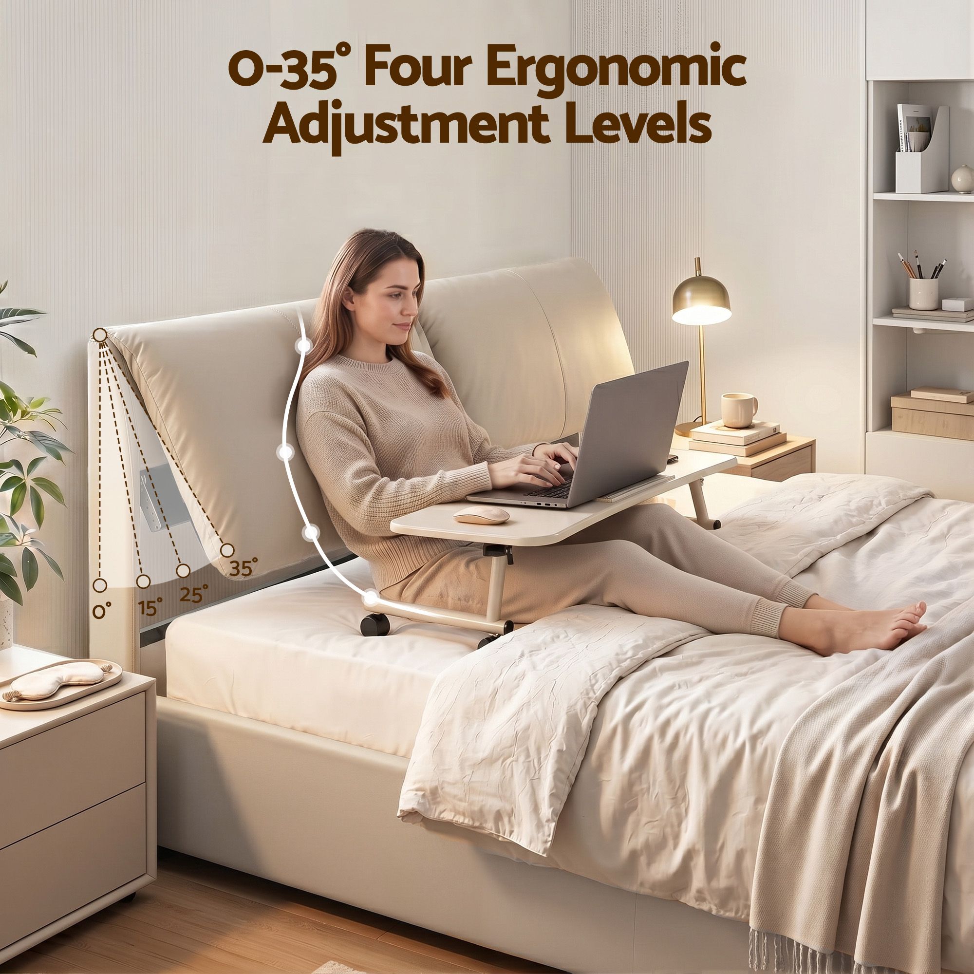 King Bed Frame Gas Lift Storage 3 Drawers Adjustable Headboard Platform Base - Furniture > Bedroom > Beds & Bed Frames - Rivercity House & Home Co. (ABN 18 642 972 209) - Affordable Modern Furniture Australia