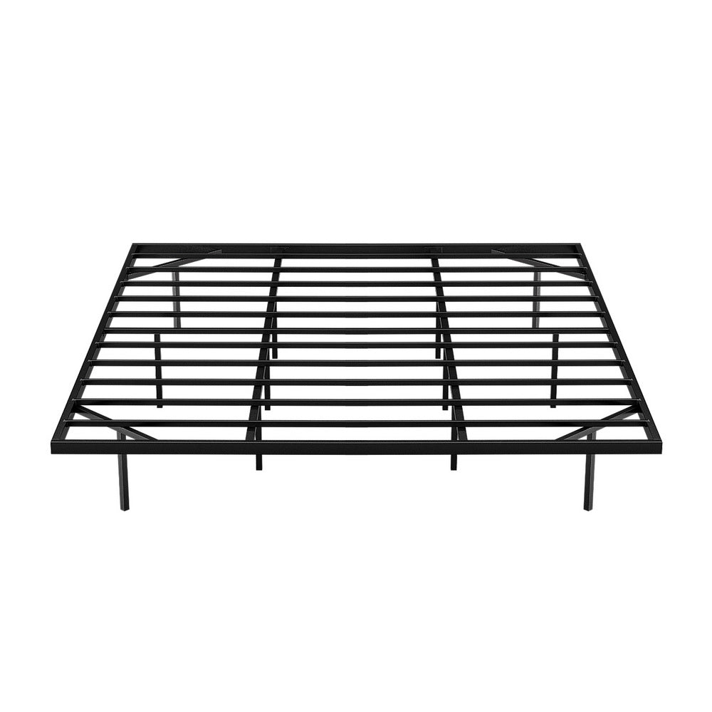 King Bed Frame,Floating Metal Bed Frame with Smart LED Lights - Sturdy Metal Platform Bed Base, Silent Design, Tool - Free Assembly, 300KG Capacity for Home/Hotel/Master Bedroom - Furniture > Bedroom > Beds & Bed Frames - Rivercity House & Home Co. (ABN 18 642 972 209) - Affordable Modern Furniture Australia