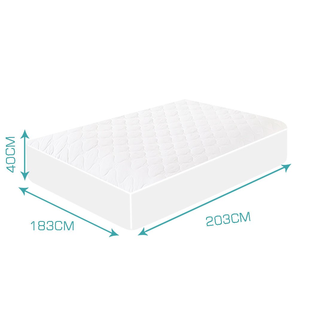 King Fitted Waterproof Bed Mattress Protector - Rivercity House & Home Co. (ABN 18 642 972 209) - Affordable Modern Furniture Australia