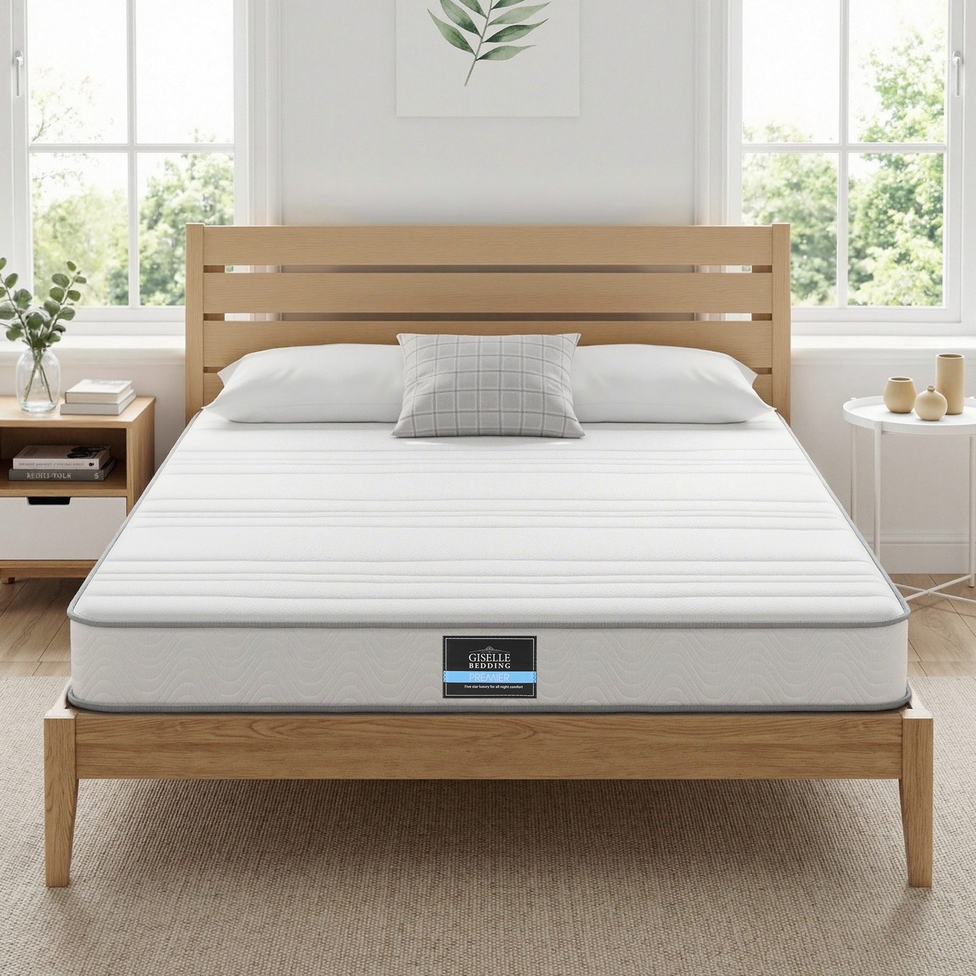 King Mattress 20cm with Reinforced Edge Support Egg - Crate Foam - Furniture > Mattresses > King Size Mattress - Rivercity House & Home Co. (ABN 18 642 972 209) - Affordable Modern Furniture Australia
