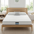 King Mattress 20cm Medium-Firm with Reinforced Edge Support Egg-Crate Foam - White