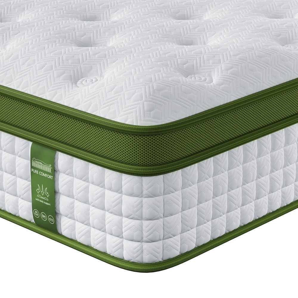 King Mattress 30cm Medium Firm Hybrid Mattress for Pressure Relief Motion Isolation - Furniture > Mattresses > King Size Mattress - Rivercity House & Home Co. (ABN 18 642 972 209) - Affordable Modern Furniture Australia
