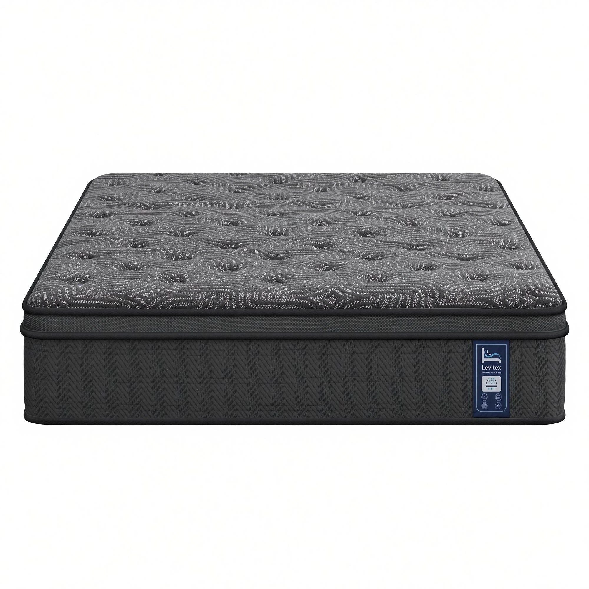 King Mattress 34 cm 5 - Zone Pressure Relief Pocket Spring with Reinforced Edge Support & Breathable Gel Memory Foam Hybrid Mattress - Furniture > Mattresses > King Size Mattress - Rivercity House & Home Co. (ABN 18 642 972 209) - Affordable Modern Furniture Australia
