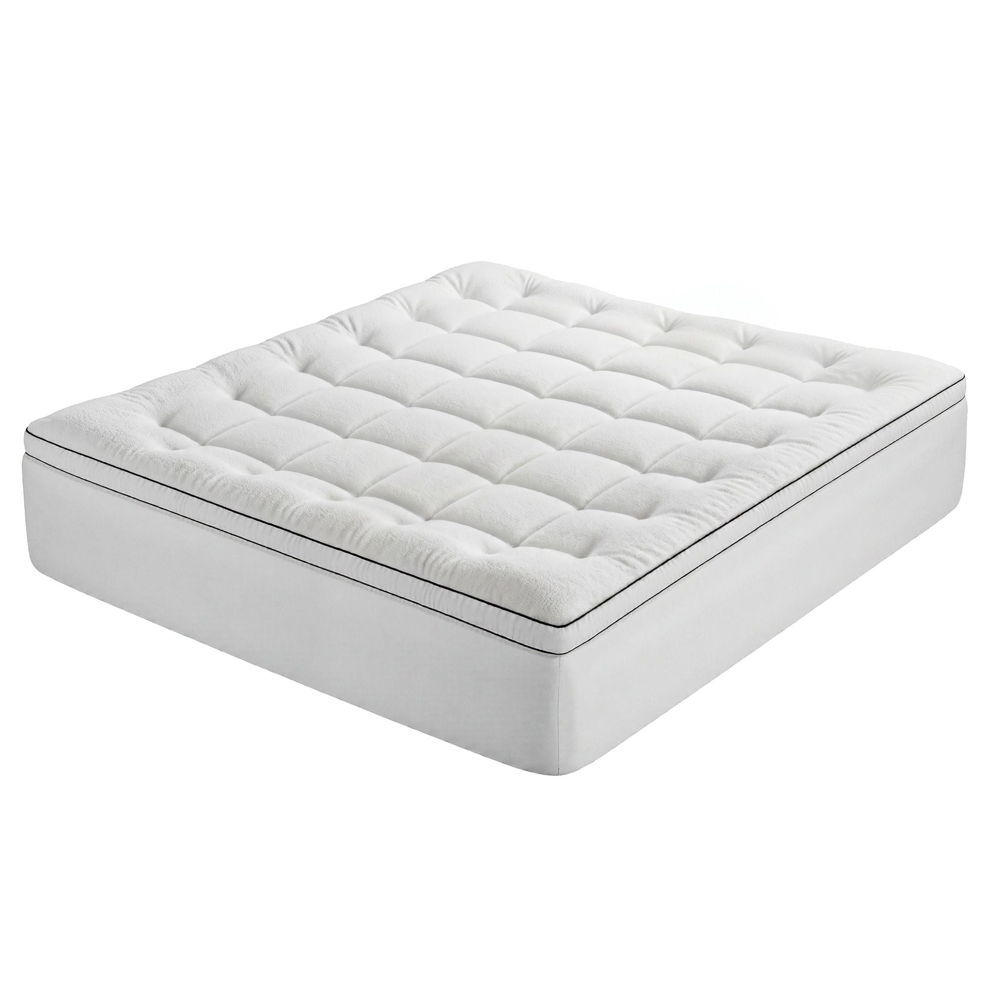 King Mattress Topper 5cm Coral Fleece - Furniture > Mattresses > Mattress Toppers - Rivercity House & Home Co. (ABN 18 642 972 209) - Affordable Modern Furniture Australia
