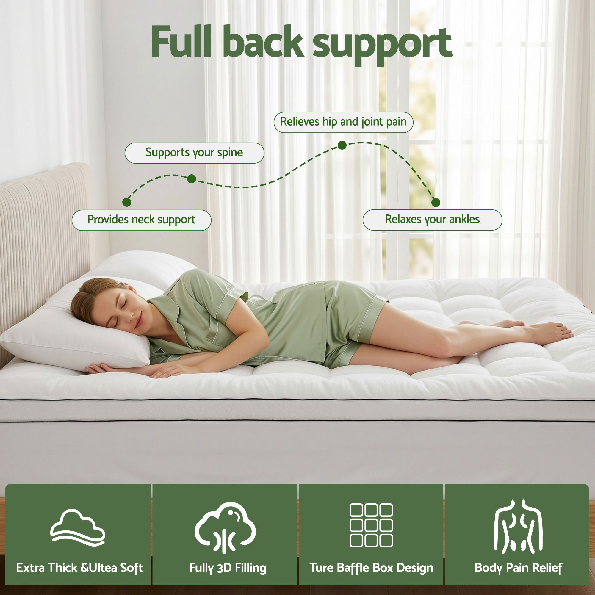 King Mattress Topper 5cm Coral Fleece - Furniture > Mattresses > Mattress Toppers - Rivercity House & Home Co. (ABN 18 642 972 209) - Affordable Modern Furniture Australia