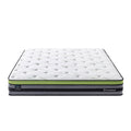 King Pocket Spring Mattress with Cool Gel - White, Grey, Green