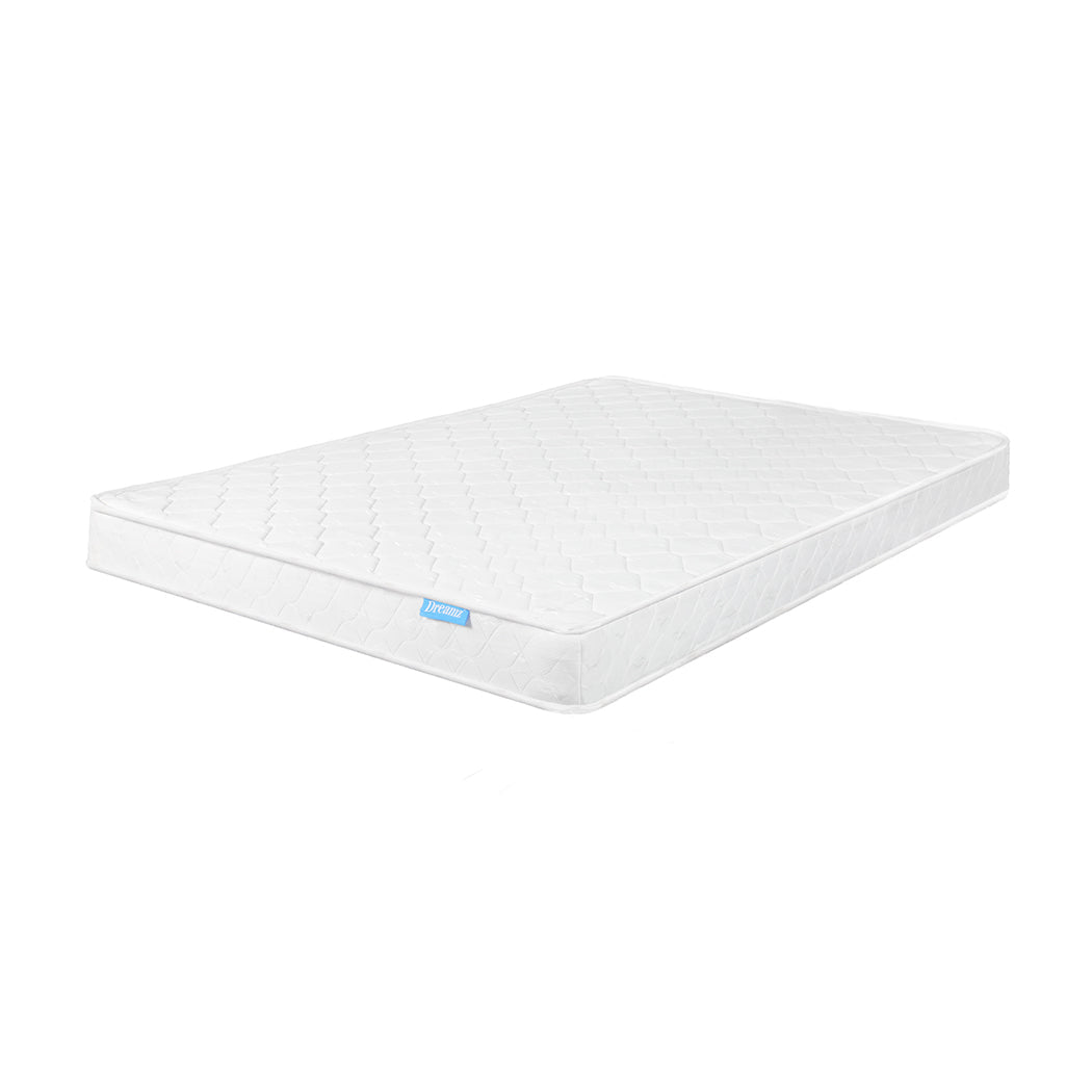 King Single Bonnell Spring Coil Mattress - White - Rivercity House & Home Co. (ABN 18 642 972 209) - Affordable Modern Furniture Australia