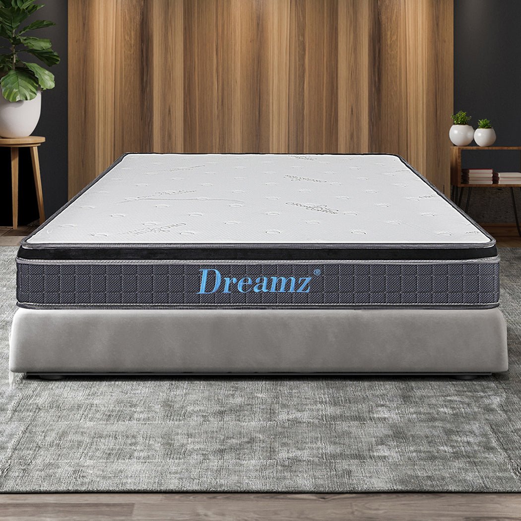 King Single Bonnell Spring Mattress - White - Rivercity House & Home Co. (ABN 18 642 972 209) - Affordable Modern Furniture Australia