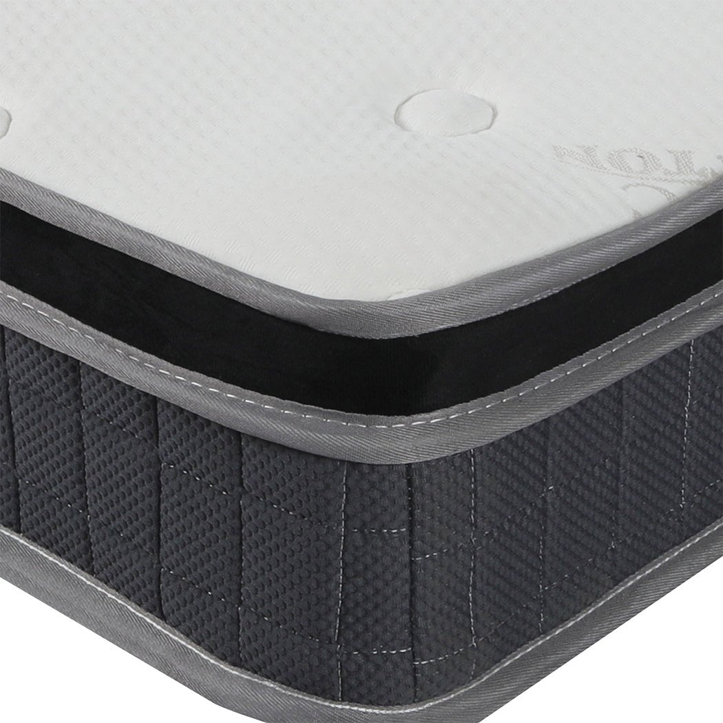 King Single Bonnell Spring Mattress - White - Rivercity House & Home Co. (ABN 18 642 972 209) - Affordable Modern Furniture Australia