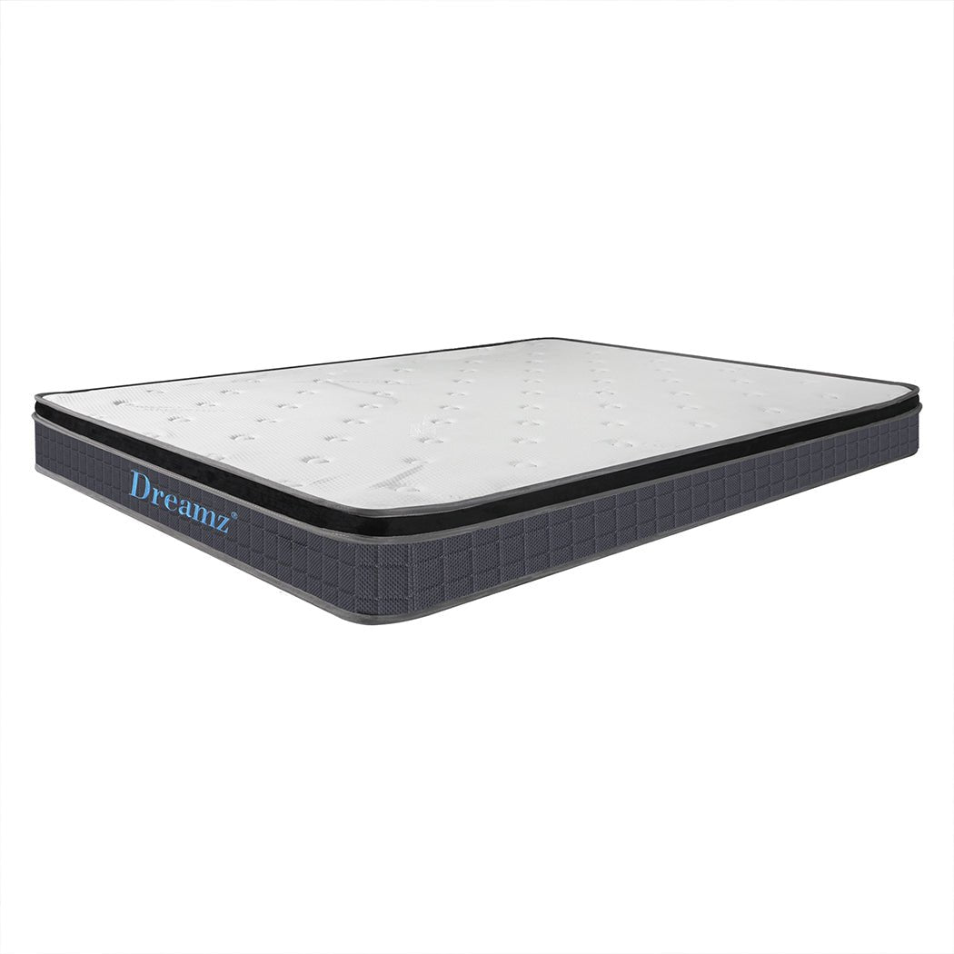 King Single Bonnell Spring Mattress - White - Rivercity House & Home Co. (ABN 18 642 972 209) - Affordable Modern Furniture Australia