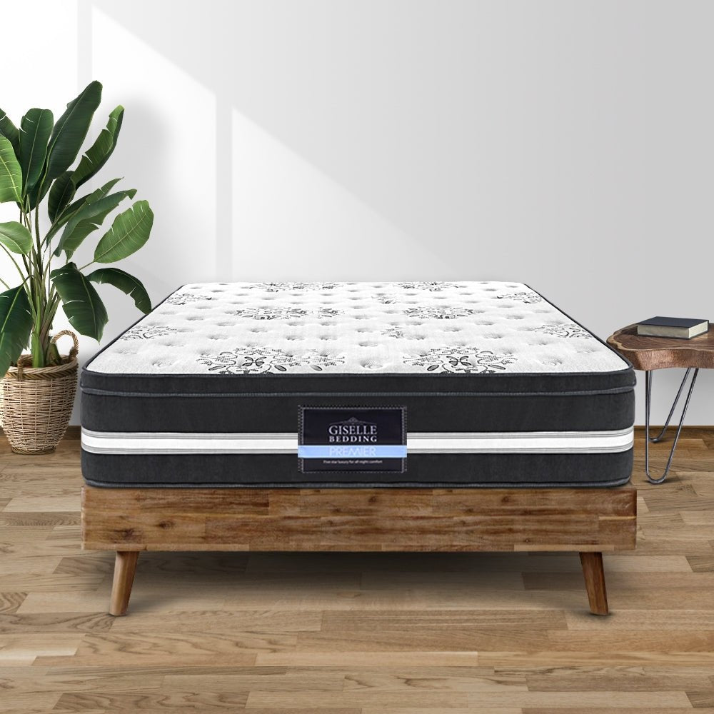 King Single | Giselle Bedding Donegal Series 34cm Euro Top Mattress - Rivercity House & Home Co. (ABN 18 642 972 209) - Affordable Modern Furniture Australia