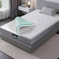 King Single Mattress 23cm Pocket Spring Mattress with Adjustable Firmness Reversible Foam Layer for Medium Firm & Firm Support Motion Isolation Bedroom Bed