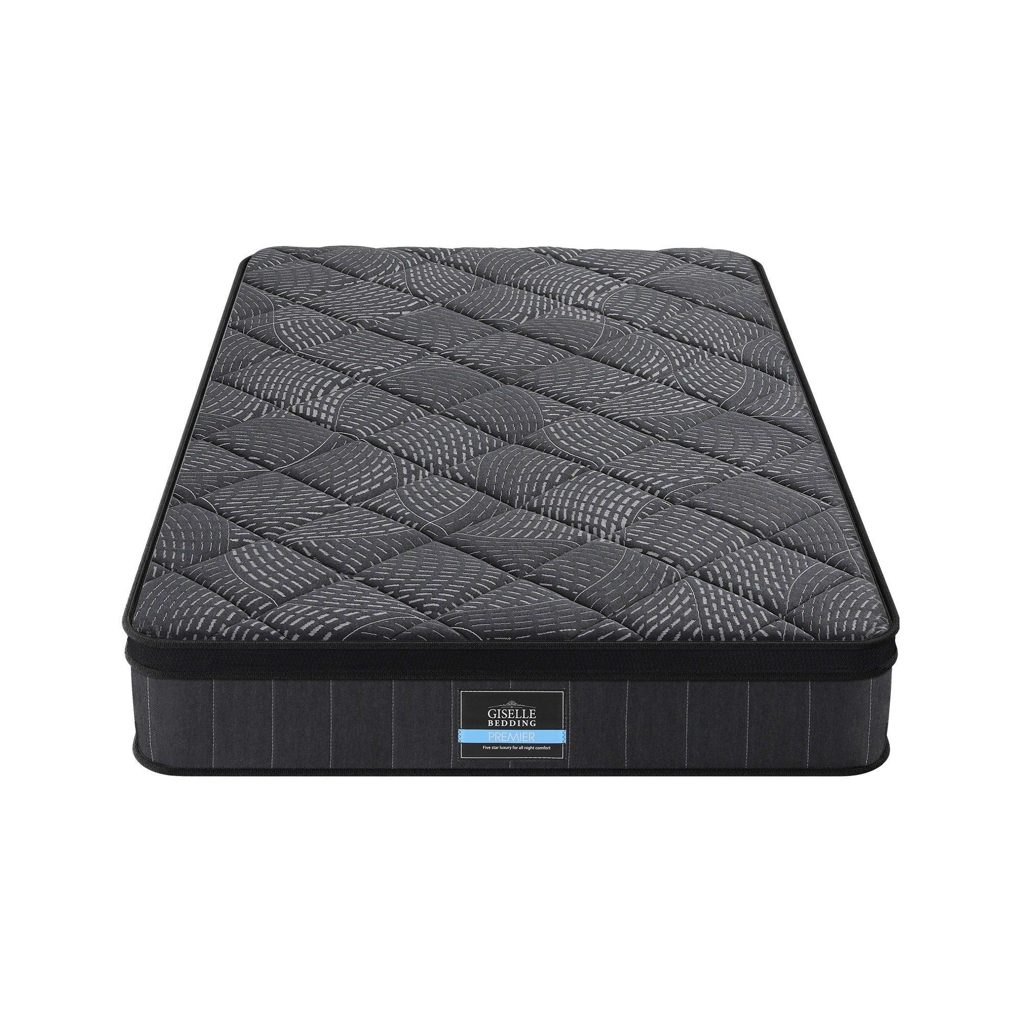 King Single Mattress 25cm Pocket Spring Latex Euro Top Medium Firm Bed - Furniture > Mattresses > King Single Mattress - Rivercity House & Home Co. (ABN 18 642 972 209) - Affordable Modern Furniture Australia