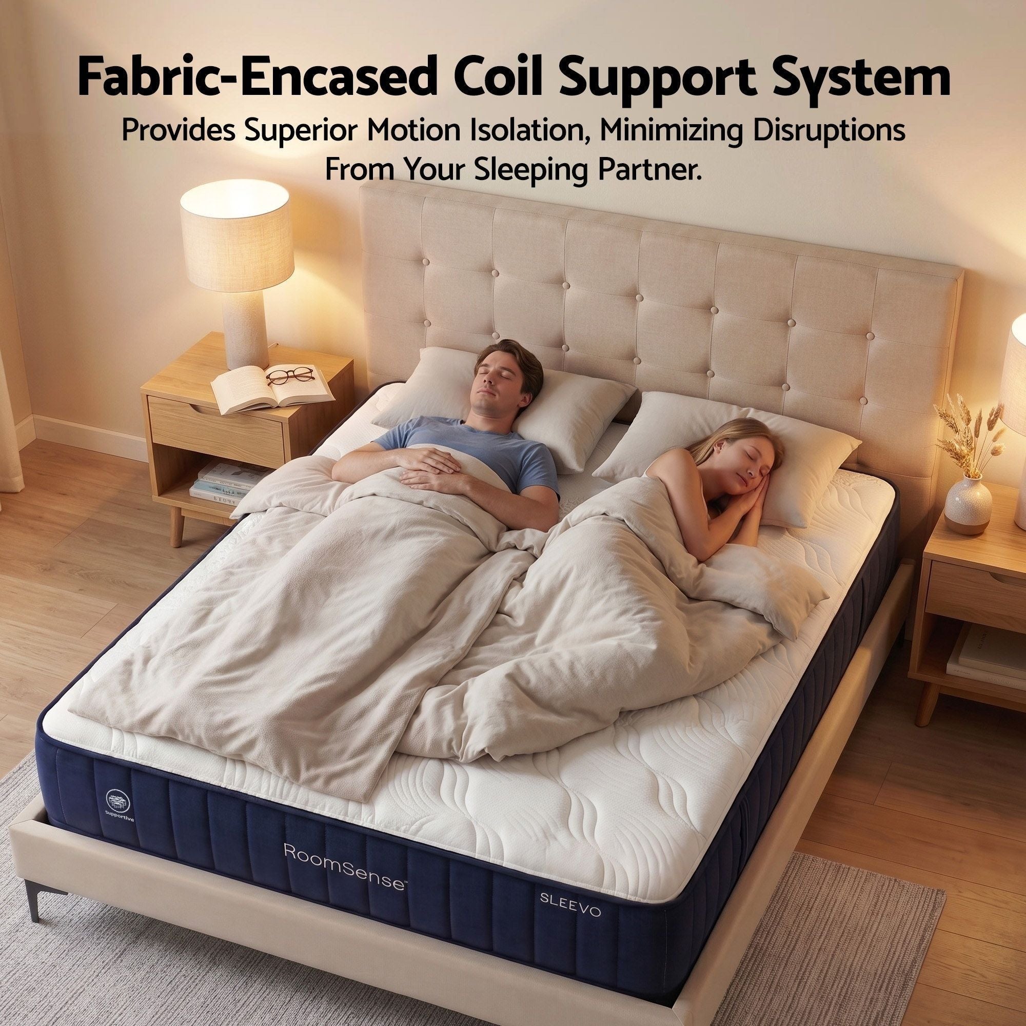 King Single Mattress, 26cm Orthopedic Firm Mattress for Back Pain Relief, Pocket Spring Hybrid Mattress King Single Size for Home & Rental - Furniture > Mattresses > King Single Mattress - Rivercity House & Home Co. (ABN 18 642 972 209) - Affordable Modern Furniture Australia
