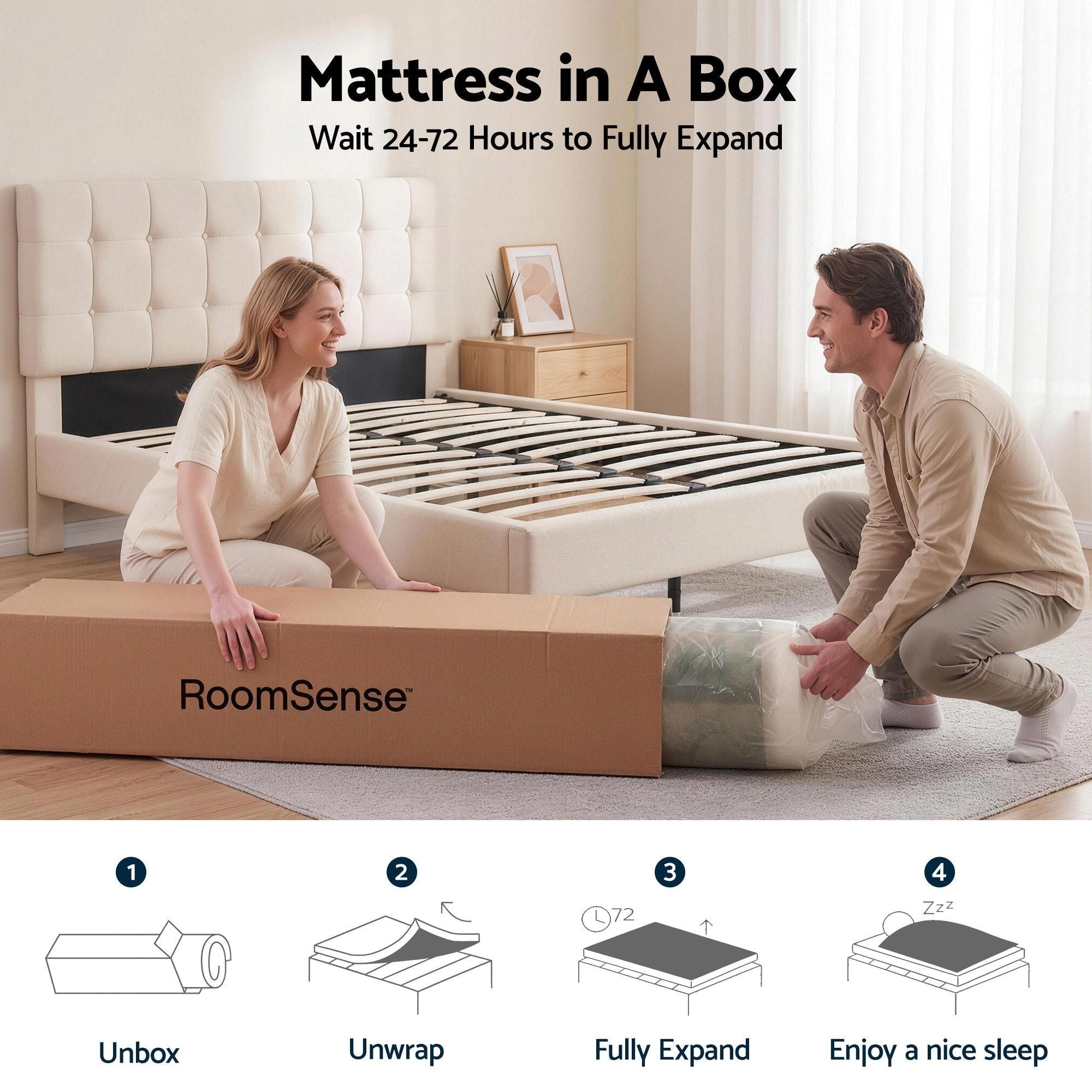 King Single Mattress, 26cm Orthopedic Firm Mattress for Back Pain Relief, Pocket Spring Hybrid Mattress King Single Size for Home & Rental - Furniture > Mattresses > King Single Mattress - Rivercity House & Home Co. (ABN 18 642 972 209) - Affordable Modern Furniture Australia