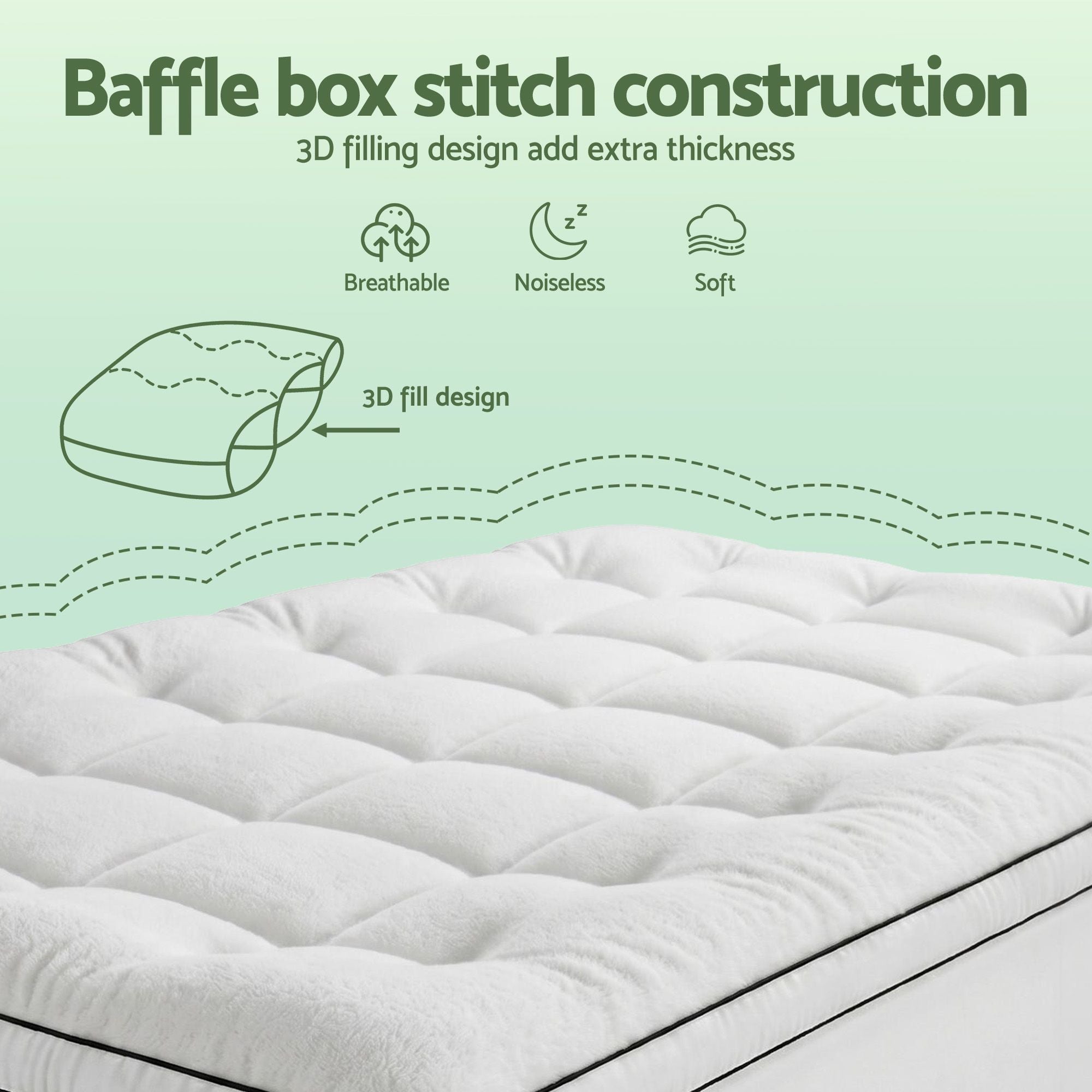 King Single Mattress Topper 5cm Coral Fleece - Furniture > Mattresses > Mattress Toppers - Rivercity House & Home Co. (ABN 18 642 972 209) - Affordable Modern Furniture Australia