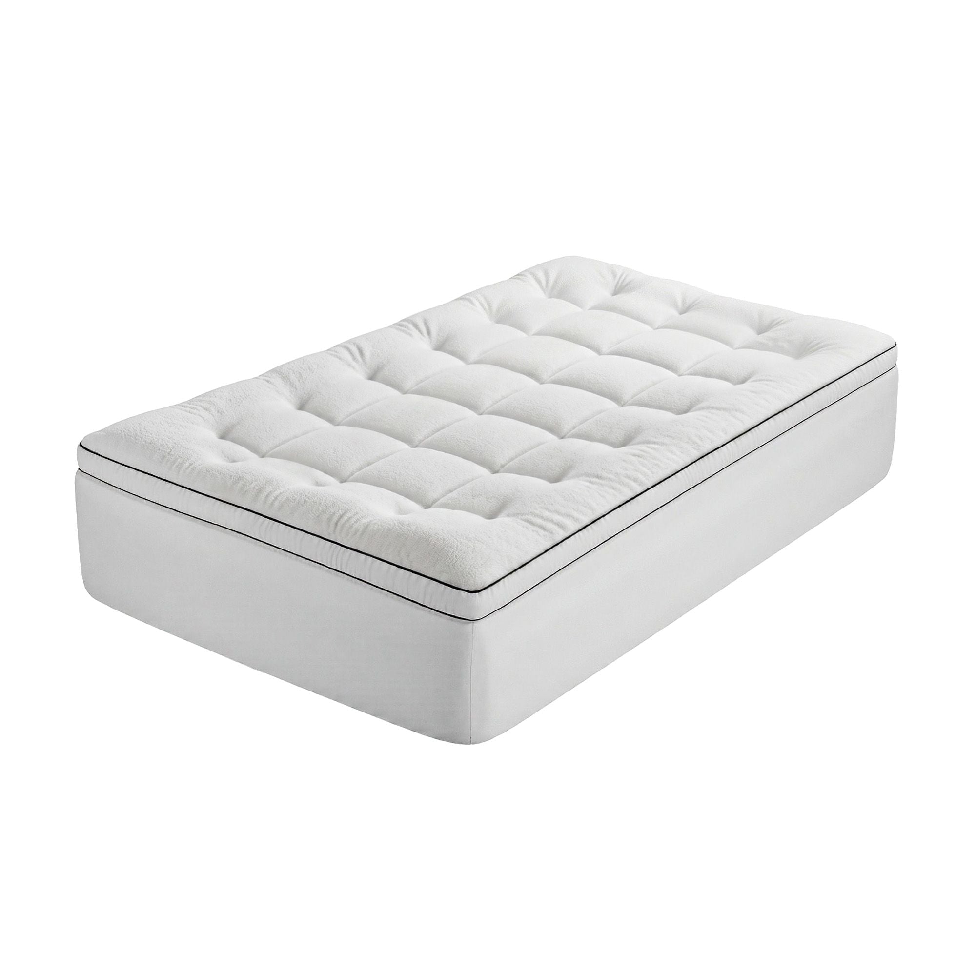 King Single Mattress Topper 5cm Coral Fleece - Furniture > Mattresses > Mattress Toppers - Rivercity House & Home Co. (ABN 18 642 972 209) - Affordable Modern Furniture Australia
