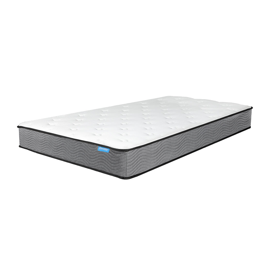 King Single Pocket Spring Mattress Extra Firm 23cm - White - Rivercity House & Home Co. (ABN 18 642 972 209) - Affordable Modern Furniture Australia