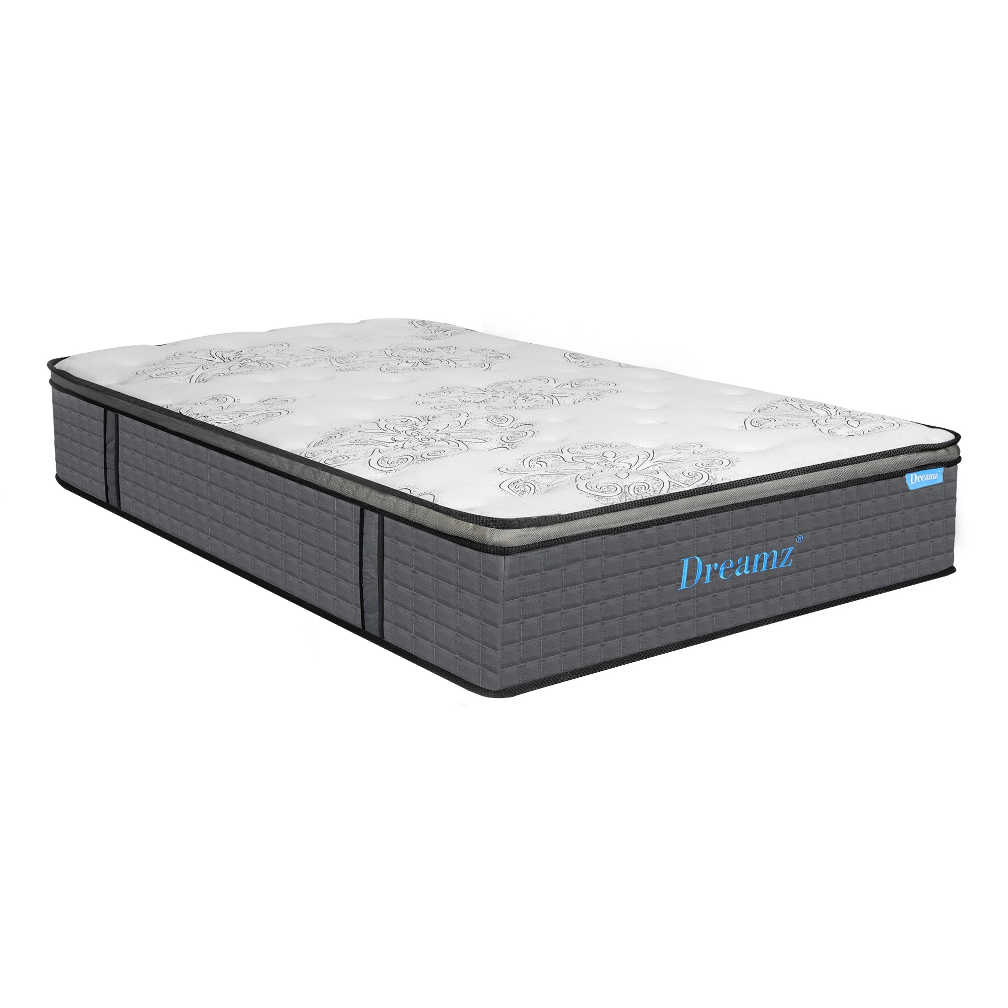 King Single Spring Mattress with Pocket Egg Springs - White - Rivercity House & Home Co. (ABN 18 642 972 209) - Affordable Modern Furniture Australia