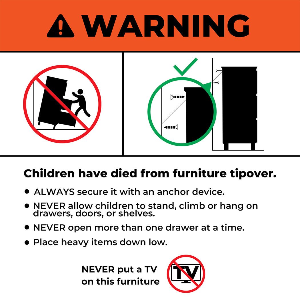 King Single Storage Cabinet Tower Chest with 10 Fabric Drawers - Brown - Rivercity House & Home Co. (ABN 18 642 972 209) - Affordable Modern Furniture Australia