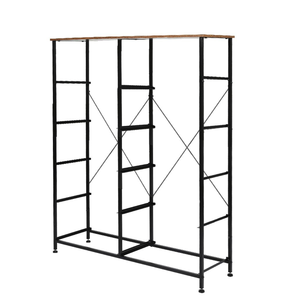 King Single Storage Cabinet Tower Chest with 10 Fabric Drawers - Brown - Rivercity House & Home Co. (ABN 18 642 972 209) - Affordable Modern Furniture Australia