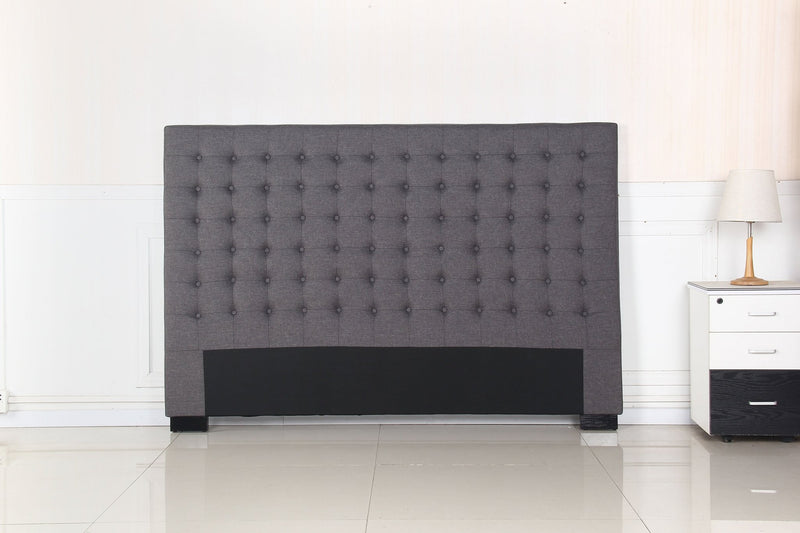 King Size | Cilantro Headboard (Charcoal) - Rivercity House & Home Co. (ABN 18 642 972 209) - Affordable Modern Furniture Australia