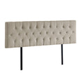 King Size | Deluxe Headboard Bedhead (Beige)