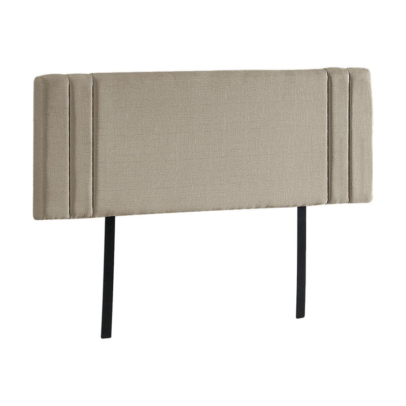 King Size | Linen Headboard (Beige) - Rivercity House & Home Co. (ABN 18 642 972 209) - Affordable Modern Furniture Australia