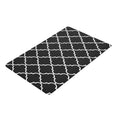Gina Kitchen Mat 45x75cm Non-Slip PVC Floor Rug - Black White