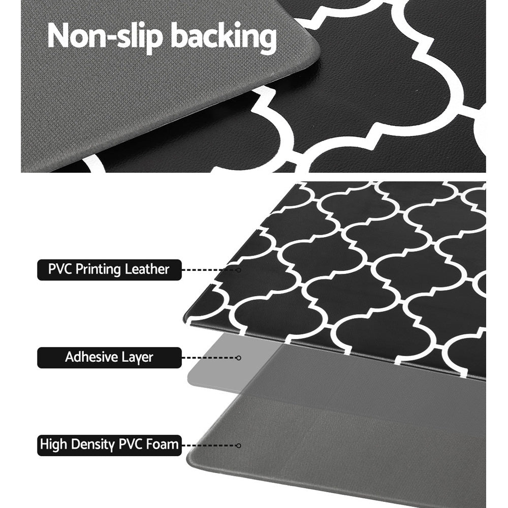 Kitchen Mat 45x75cm PVC Floor Rug Carpet Non - slip Gina - Home & Garden > Rugs > Floor Rugs - Rivercity House & Home Co. (ABN 18 642 972 209) - Affordable Modern Furniture Australia