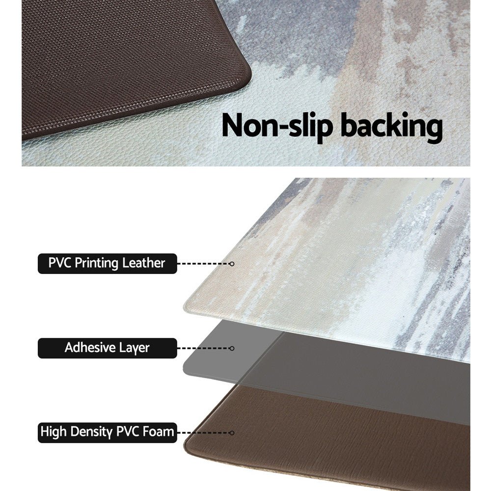 Kitchen Mat 45x75cm PVC Floor Rug Carpet Non - slip Lydia - Home & Garden > Rugs > Floor Rugs - Rivercity House & Home Co. (ABN 18 642 972 209) - Affordable Modern Furniture Australia