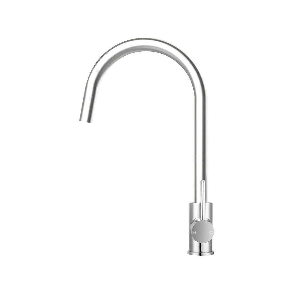 Kitchen Mixer Tap Mixer Round Sink Faucet Basin Laundry Chrome - Furniture > Bathroom > Tap & Sink Accessories - Rivercity House & Home Co. (ABN 18 642 972 209) - Affordable Modern Furniture Australia