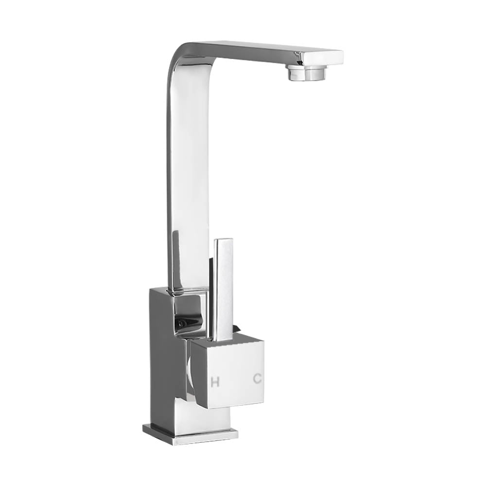 Kitchen Mixer Tap Mixer Square Sink Faucet Basin Laundry Chrome - Furniture > Bathroom > Tap & Sink Accessories - Rivercity House & Home Co. (ABN 18 642 972 209) - Affordable Modern Furniture Australia