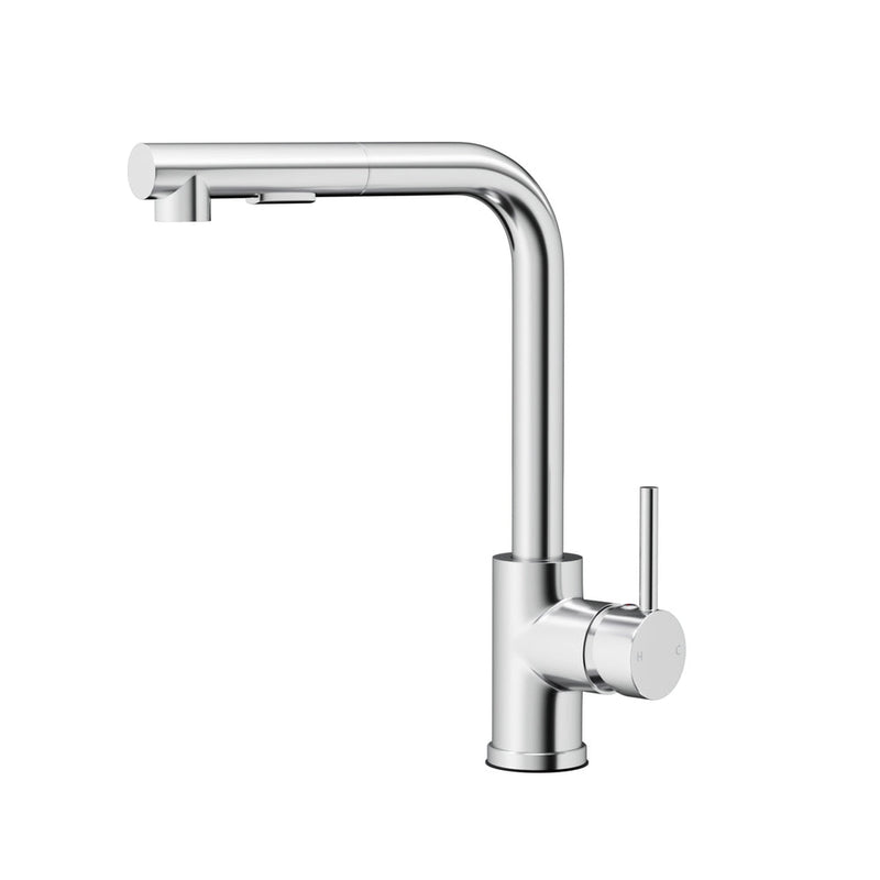 Kitchen Mixer Tap Pull Out Rectangle 2 Mode Sink Basin Faucet Swivel WELS Chrome - Home & Garden > Bathroom Accessories - Rivercity House & Home Co. (ABN 18 642 972 209) - Affordable Modern Furniture Australia