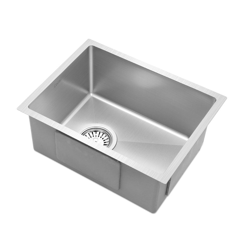 Kitchen Sink 44X34CM Stainless Steel Nano Basin Single Bowl Silver - Furniture > Dining > Kitchen Sinks - Rivercity House & Home Co. (ABN 18 642 972 209) - Affordable Modern Furniture Australia