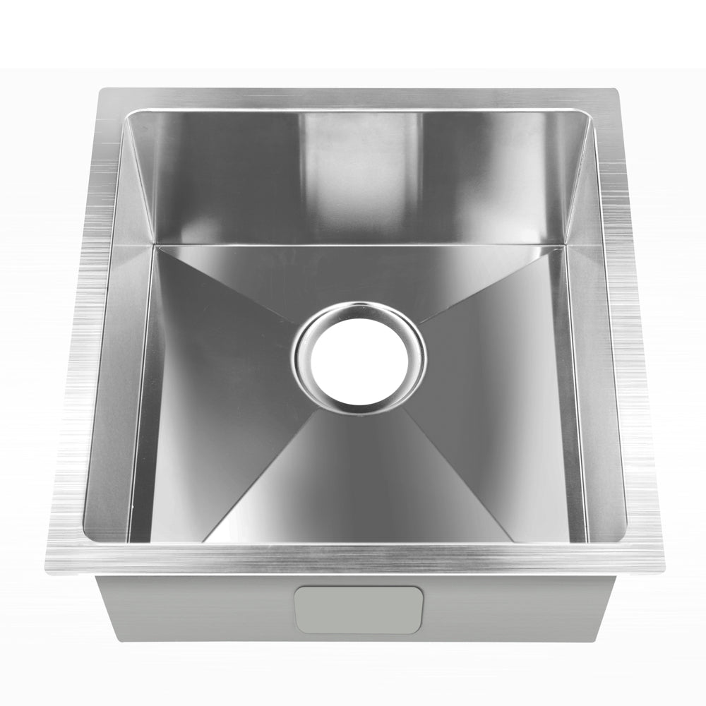 Kitchen Sink 51X45CM Stainless Steel Basin Single Bowl Silver - Furniture > Dining > Kitchen Sinks - Rivercity House & Home Co. (ABN 18 642 972 209) - Affordable Modern Furniture Australia