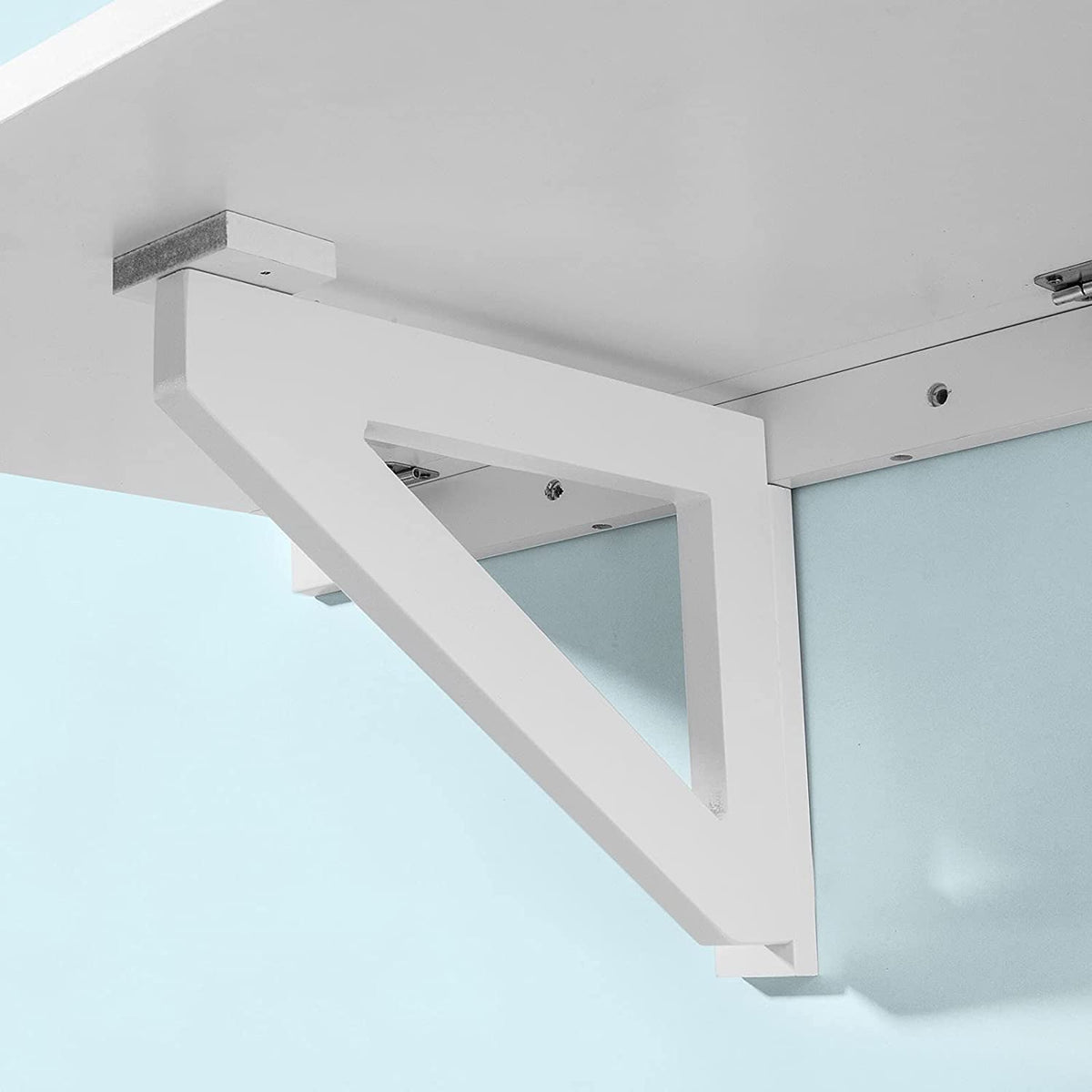 Kitchen Wall-Mounted Folding Table - White - Home & Garden > DIY > Kitchen & Bathroom DIY - Rivercity House & Home Co. (ABN 18 642 972 209) - Affordable Modern Furniture Australia