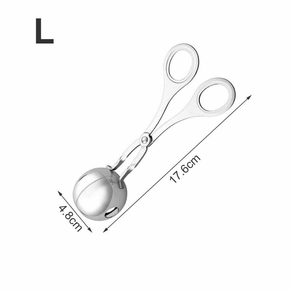L Meatball Maker Spoon Kitchen Stick Utensil Baller Meat Stainless Steel AU - Home & Garden > Kitchenware > Kitchen Utensils - Rivercity House & Home Co. (ABN 18 642 972 209) - Affordable Modern Furniture Australia