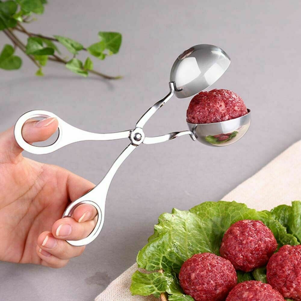 L Meatball Maker Spoon Kitchen Stick Utensil Baller Meat Stainless Steel AU - Home & Garden > Kitchenware > Kitchen Utensils - Rivercity House & Home Co. (ABN 18 642 972 209) - Affordable Modern Furniture Australia