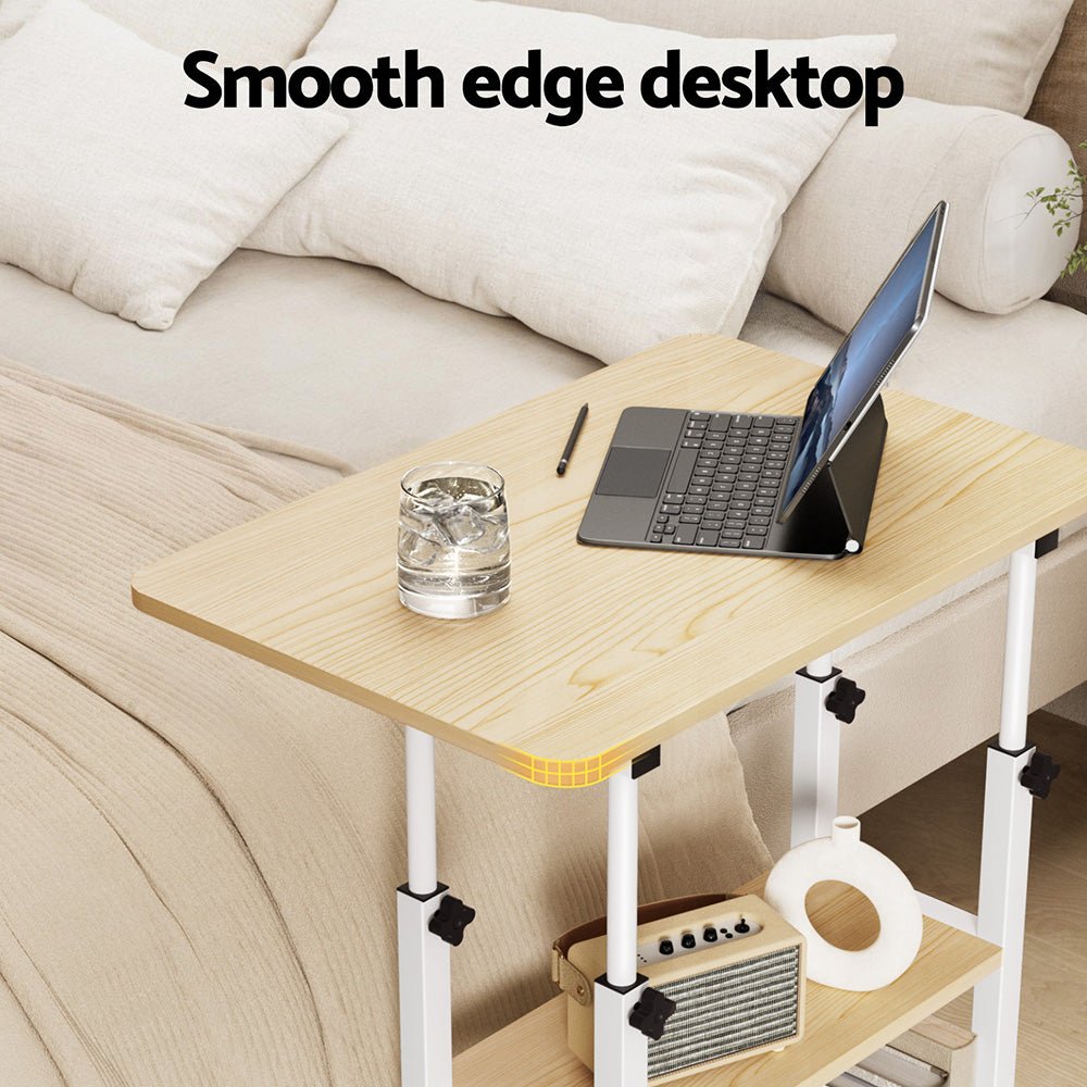 Laptop Desk Height Adjustable Mobile Workstation Computer Desks 60CM - Electronics > Computer Accessories > Laptop Stands - Rivercity House & Home Co. (ABN 18 642 972 209) - Affordable Modern Furniture Australia