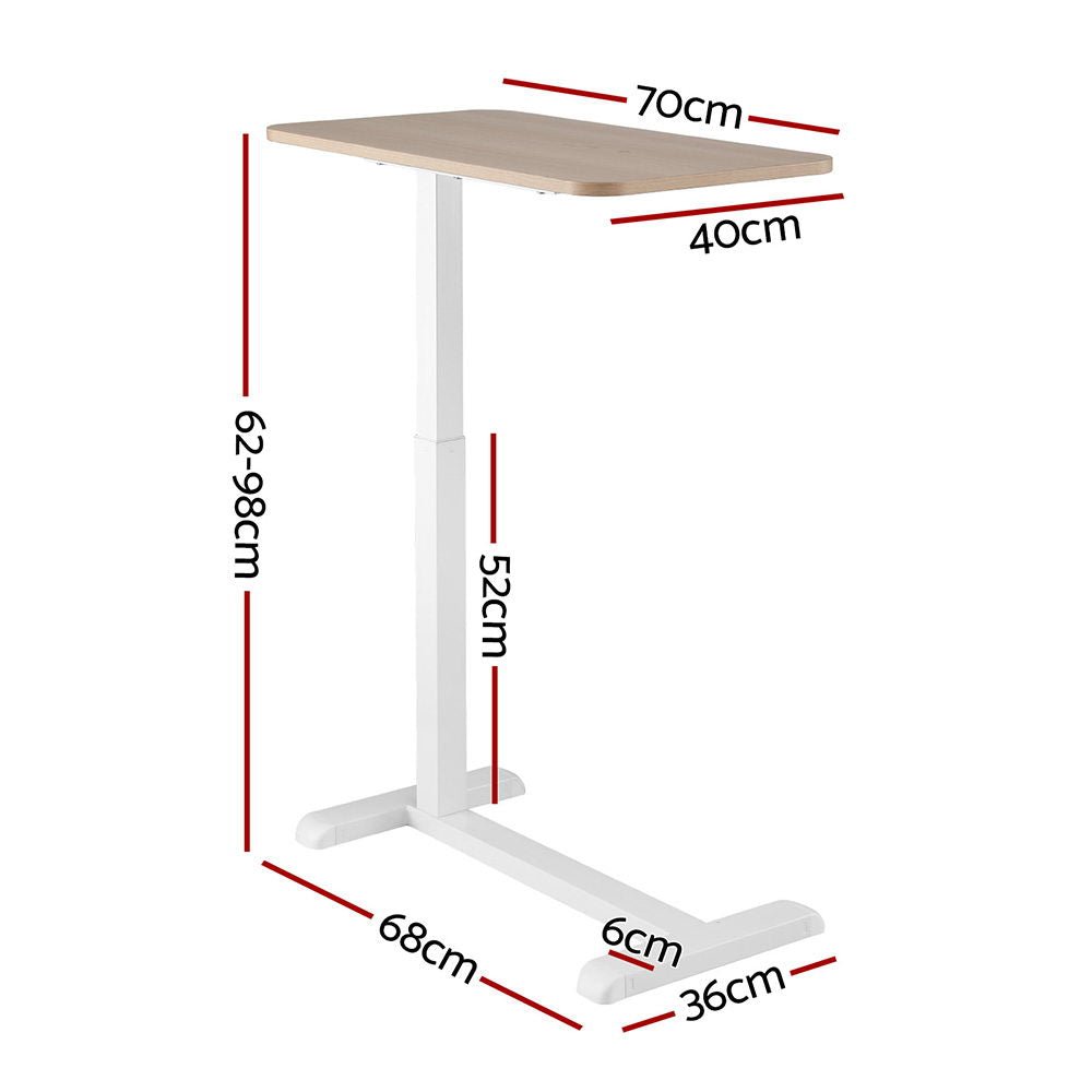 Laptop Desk Height Adjustable Mobile Workstation Computer Desks 70CM - Electronics > Computer Accessories > Laptop Stands - Rivercity House & Home Co. (ABN 18 642 972 209) - Affordable Modern Furniture Australia