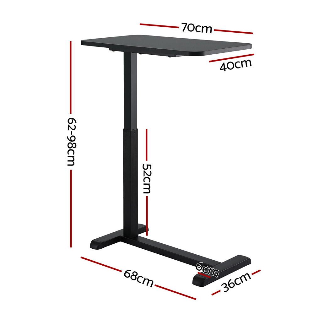 Laptop Desk Height Adjustable Mobile Workstation Computer Desks 70CM - Furniture > Office > Desks - Rivercity House & Home Co. (ABN 18 642 972 209) - Affordable Modern Furniture Australia