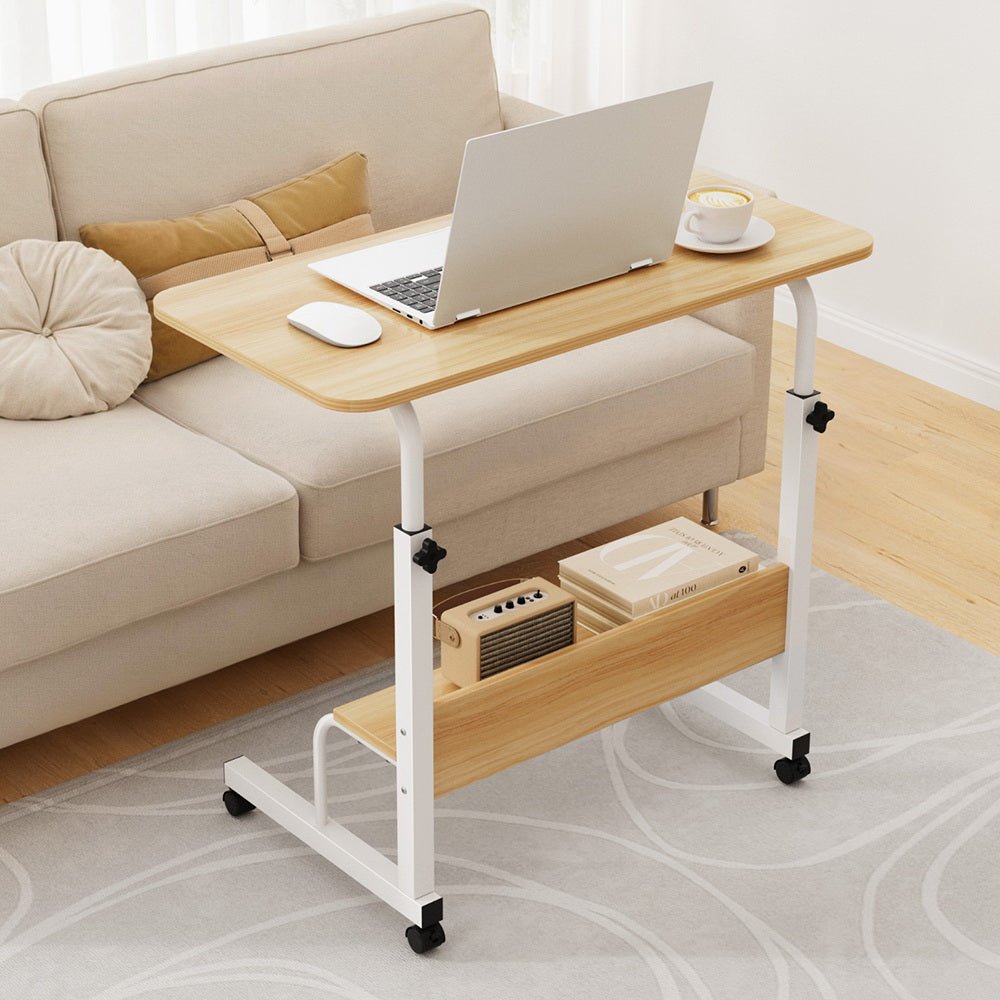 Laptop Desk Portable Sit Stand Desks Height Adjustable Workstation 80CM - Electronics > Computer Accessories > Laptop Stands - Rivercity House & Home Co. (ABN 18 642 972 209) - Affordable Modern Furniture Australia