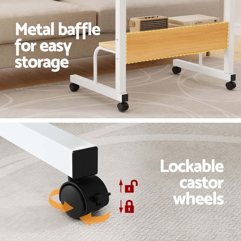 Laptop Desk Portable Sit Stand Desks Height Adjustable Workstation 80CM - Electronics > Computer Accessories > Laptop Stands - Rivercity House & Home Co. (ABN 18 642 972 209) - Affordable Modern Furniture Australia